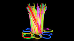 Glow Sticks Combo | 100 Necklaces & 100 Bracelets