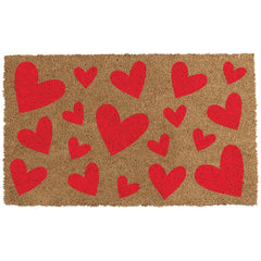 Valentine's Day Heart Coir Doormat - Pack of 2