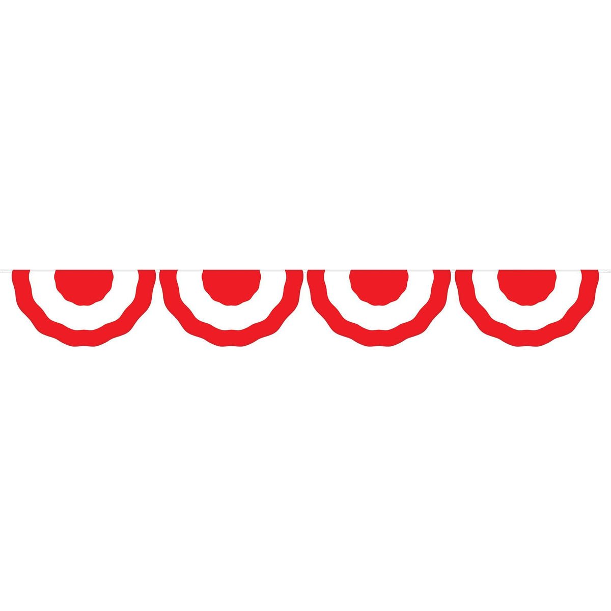 Canada Day Red and White Bunting Banner - 11 ft - Pack of 3