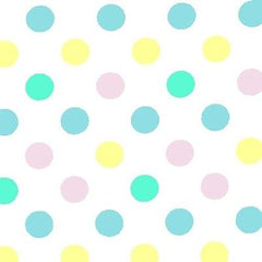 Pastel Polka Dot Table Cover | 6 Pack