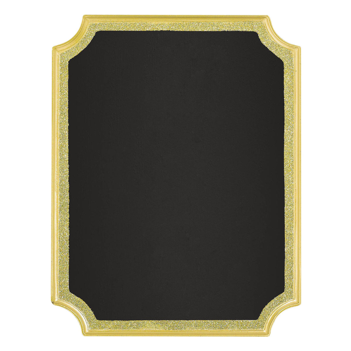 Gold Glitter Chalkboard Easel Stand, 11.5 inch - Pack of 2