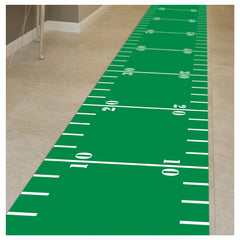 Football Field Floor Runner, Green, 2x10-ft - Pack of 6