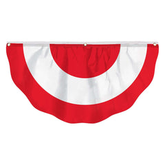 Canada Day Red and White Hanging Bunting Banner - 48 Inch - Pack of 4