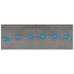 Blue LED Fairy String Lights, 5.5-foot, 18 lights - Pack of 9
