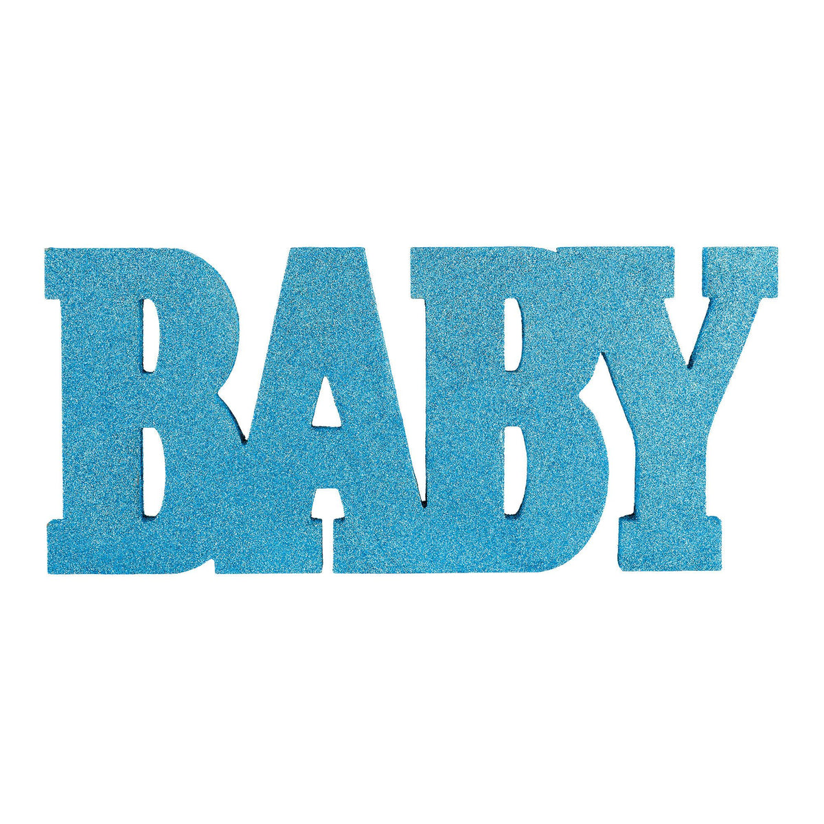 Baby Standing Block Sign, Blue, 18-inch Decoration - Case of 4