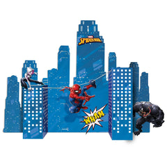 Disney Marvel Spider-Man Scene Setter, Blue, 13-inch, 9-pk - Case of 12