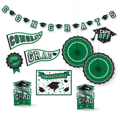 Graduation Decorating Kit, Green, 5-inch, 10-pk - Pack of 4