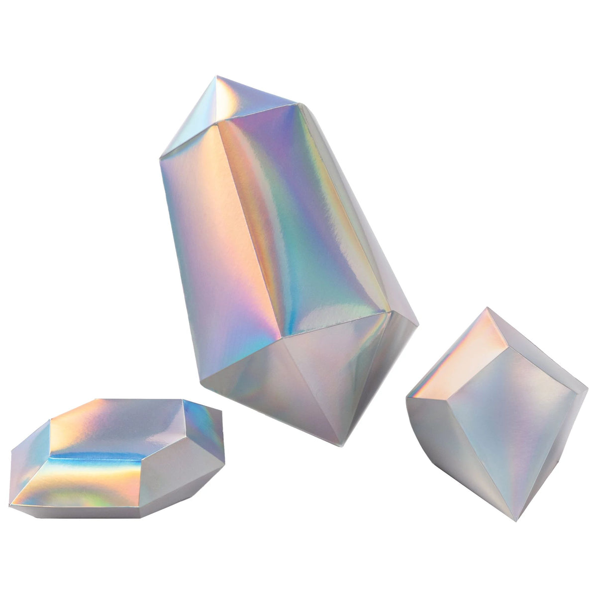 Iridescent Gem Centerpiece Set - Pack of 4