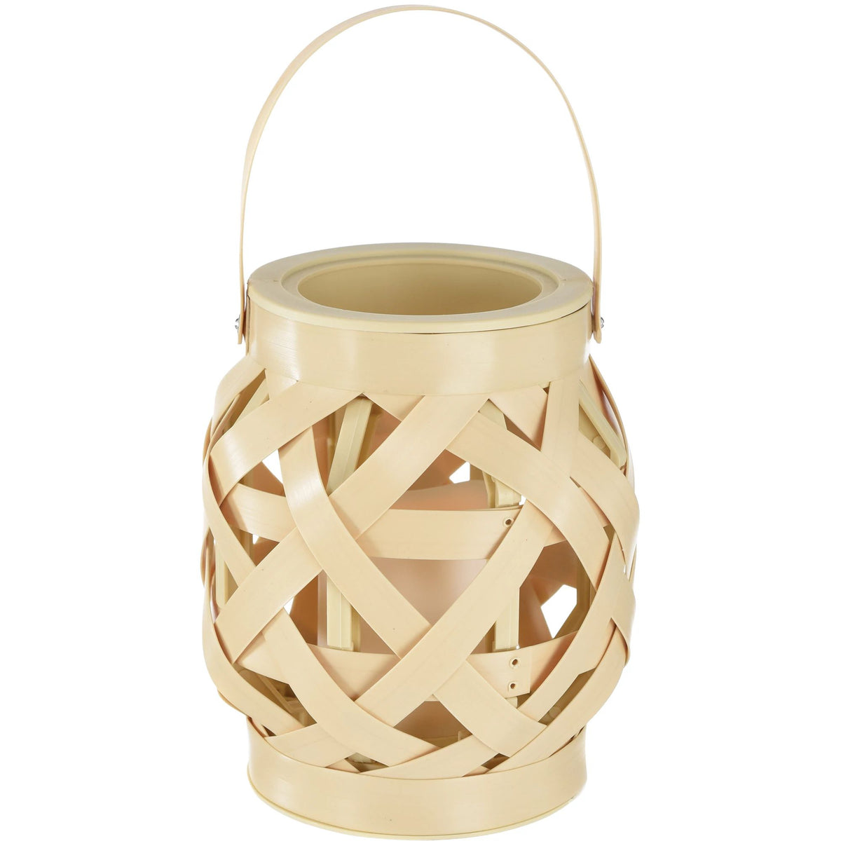 Summer Boho Naturals Woven Plastic Lantern - Pack of 3