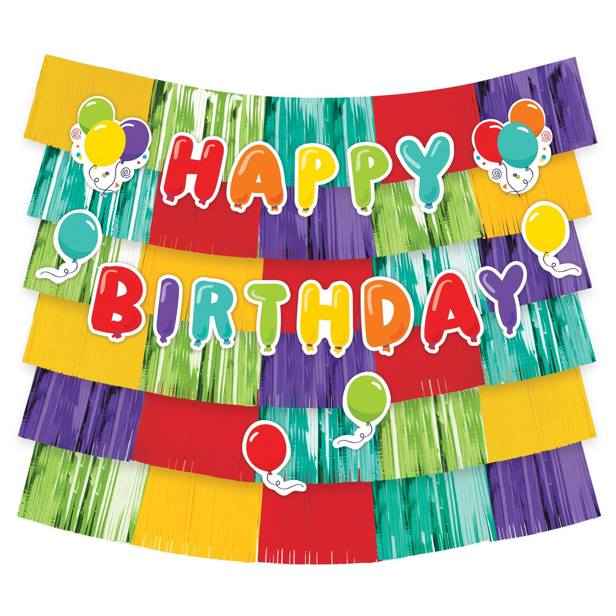 Birthday Celebration Backdrop Decorating Kit - Case of 24