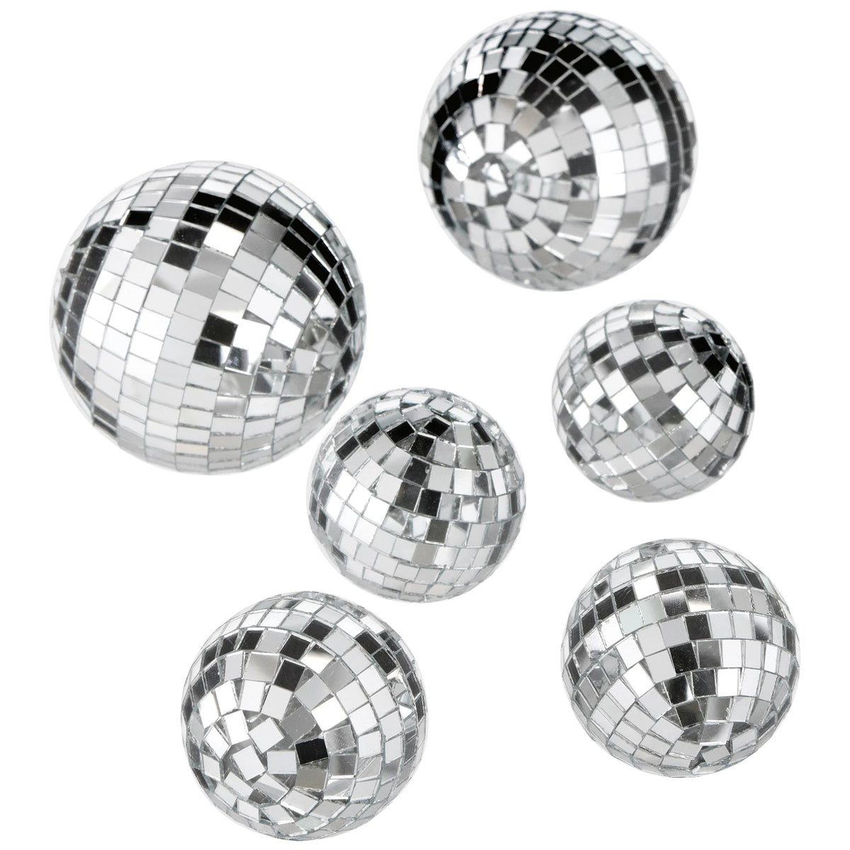 Silver Disco Ball Set - Case of 12