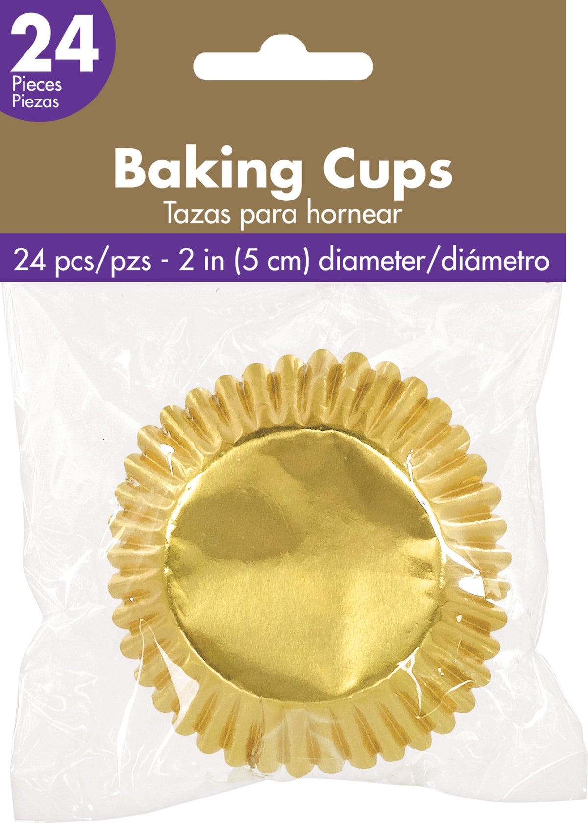 Gold Baking Cups, 2-inch, 24-ct - Case of 72