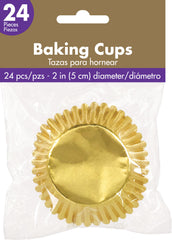 Gold Baking Cups, 2-inch, 24-ct - Case of 72