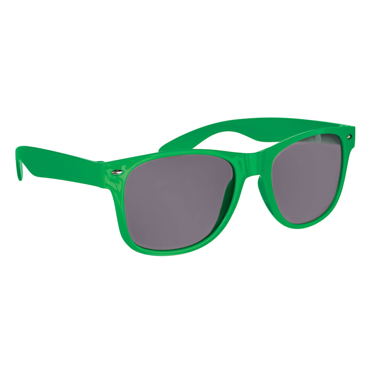 Festive Green Classic Square Sunglasses, One Size, UV400 - Pack of 12