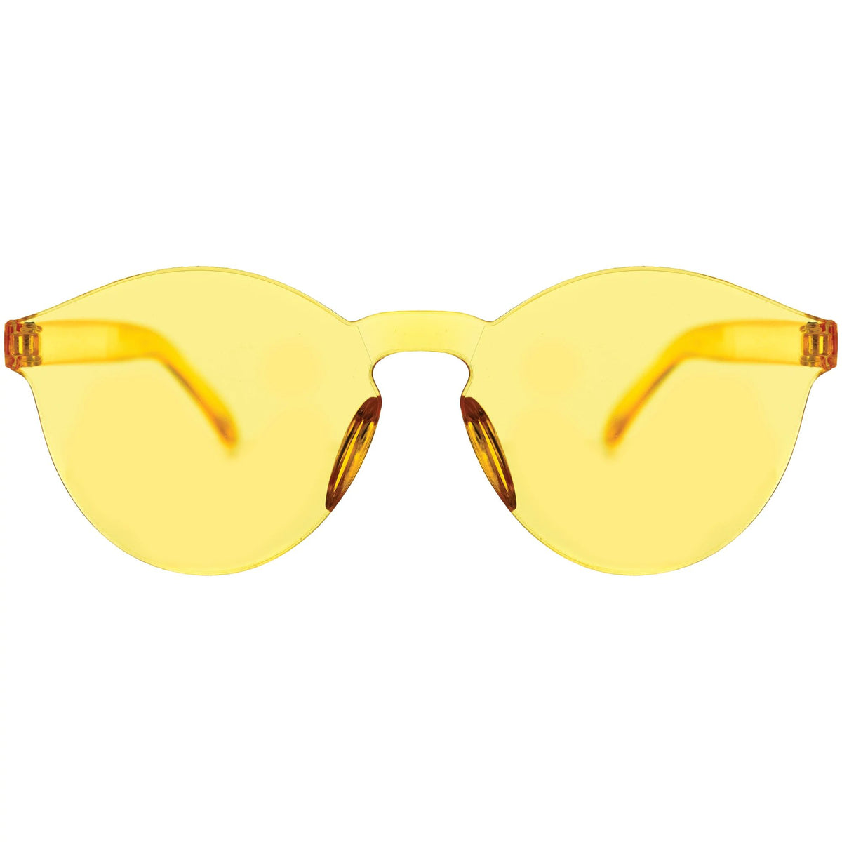 Vibrant Yellow Team Spirit Glasses - Pack of 6