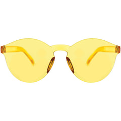 Vibrant Yellow Team Spirit Glasses - Pack of 6