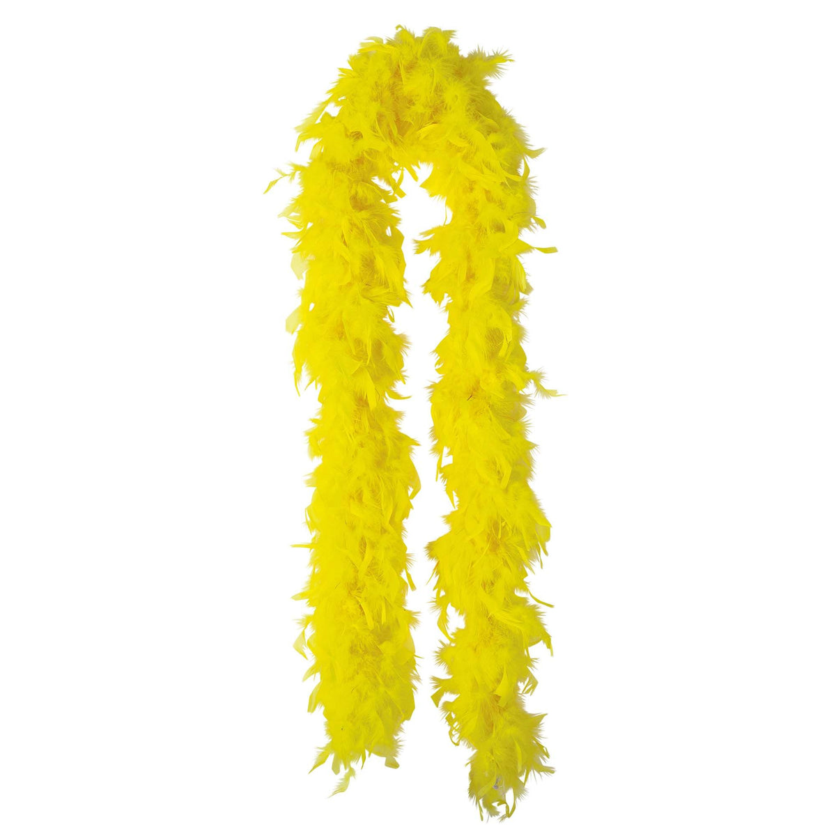 Yellow Feather Boa, 72 inch - Case of 48