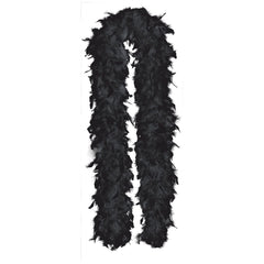 Elegant Black Feather Boa - 72 Costume Accessory - Case of 48