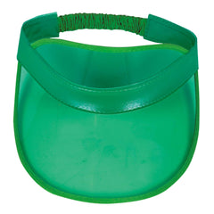 Casino Visor Hat, Green, One Size, Wearable Costume Accessory - Pack of 6