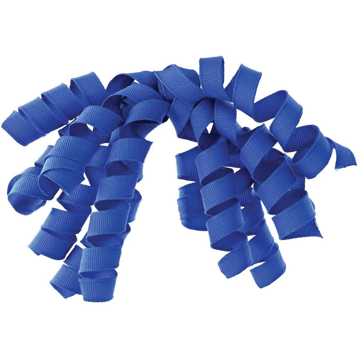 Neon Blue Curly Grosgrain Gift Bow - Pack of 3