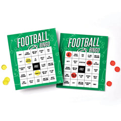 Football Bingo Game Set, Includes Cards & Markers, 10-pk, English - Pack of 6