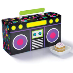 Retro 80s/90s Boombox Table Decoration - Pack of 6