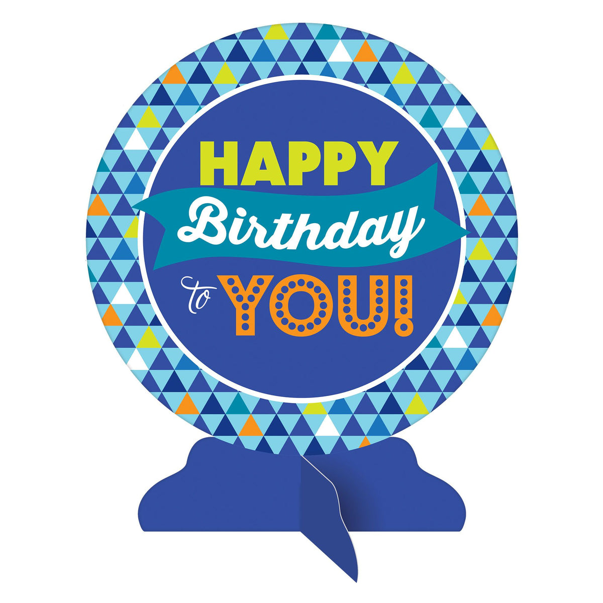 True Blue Birthday Table Decoration Kit - Pack of 12