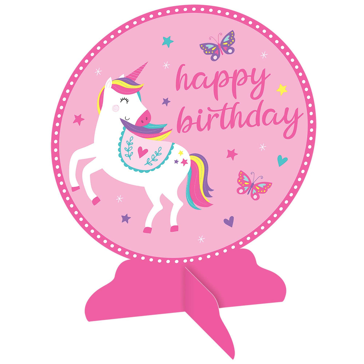 Enchanting Unicorn Birthday Table Decoration - Case of 120