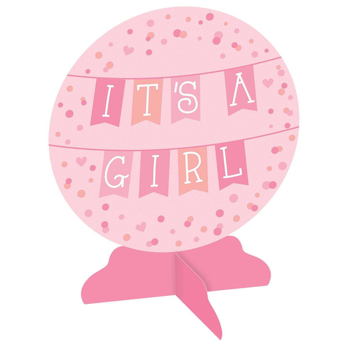 It's a Girl Baby Shower Table Decoration - Case of 120