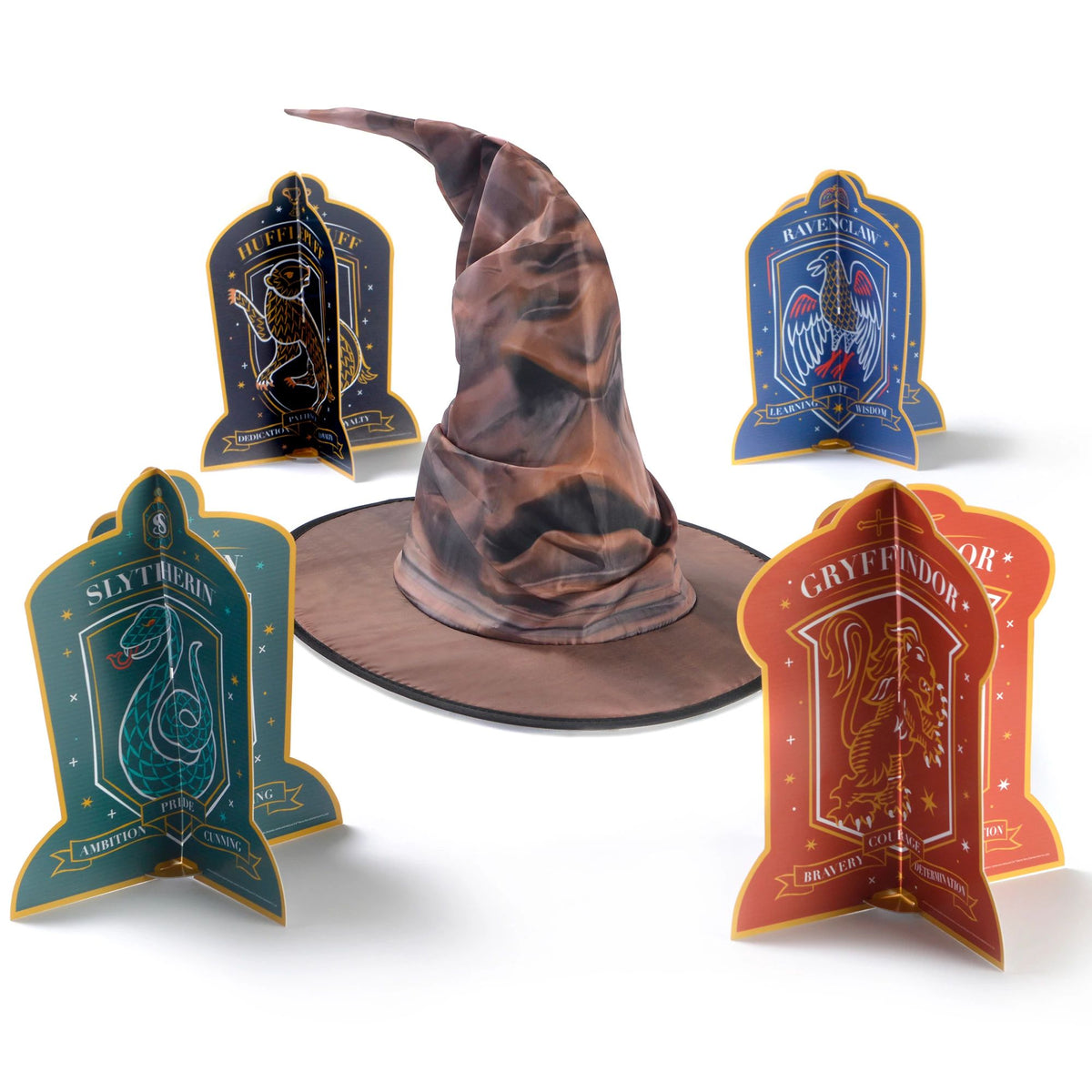 Hogwarts Houses 3D Table Decorating Kit - Pack of 6