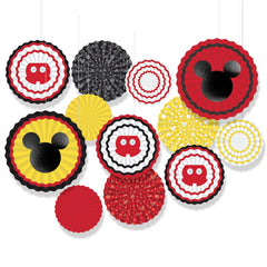 Mickey Mouse Centerpiece Decorating Kit, Red/Yellow, 15.75-inch, 17-pk - Case of 12