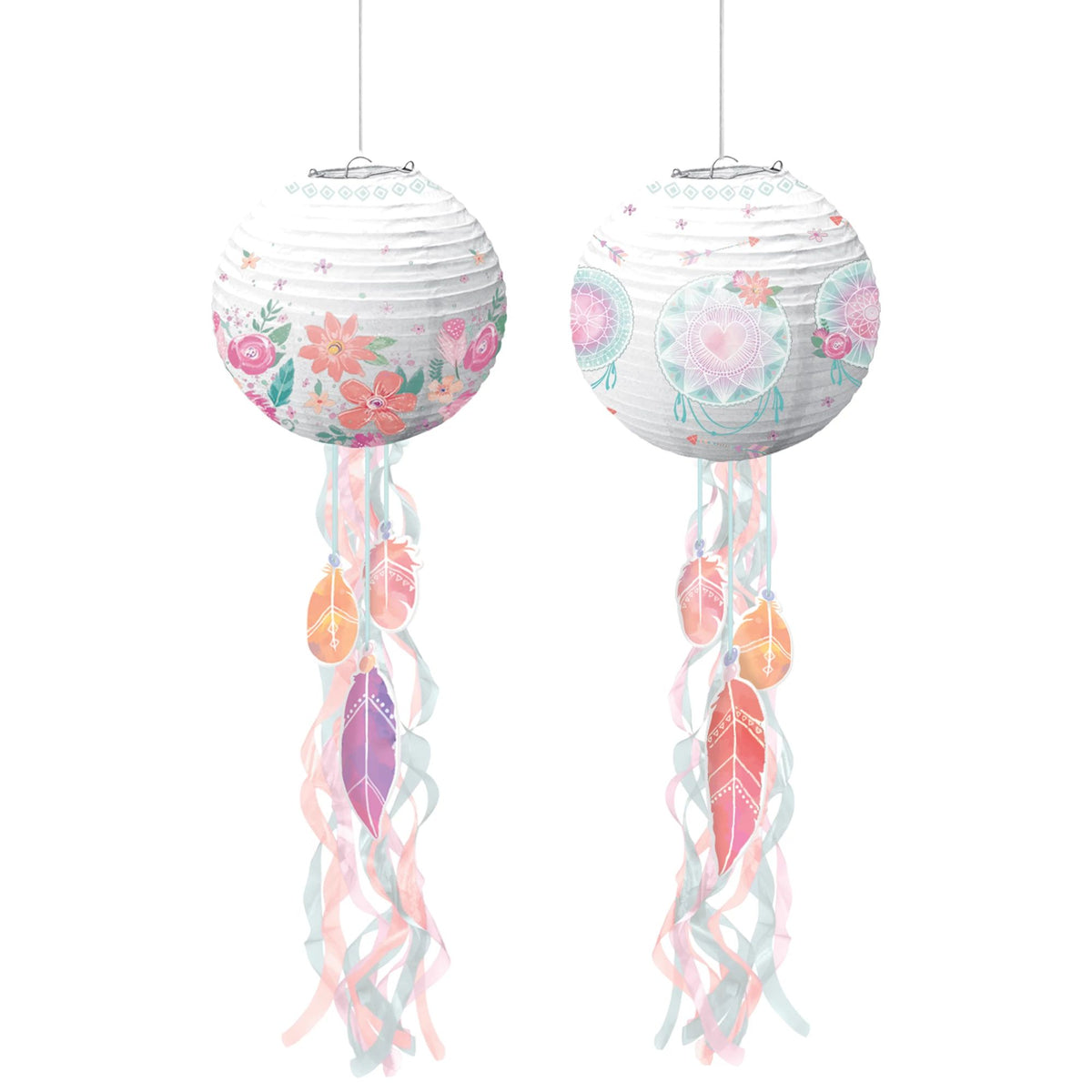 Free Spirit Hanging Lanterns - 3 Pack - Pack of 12