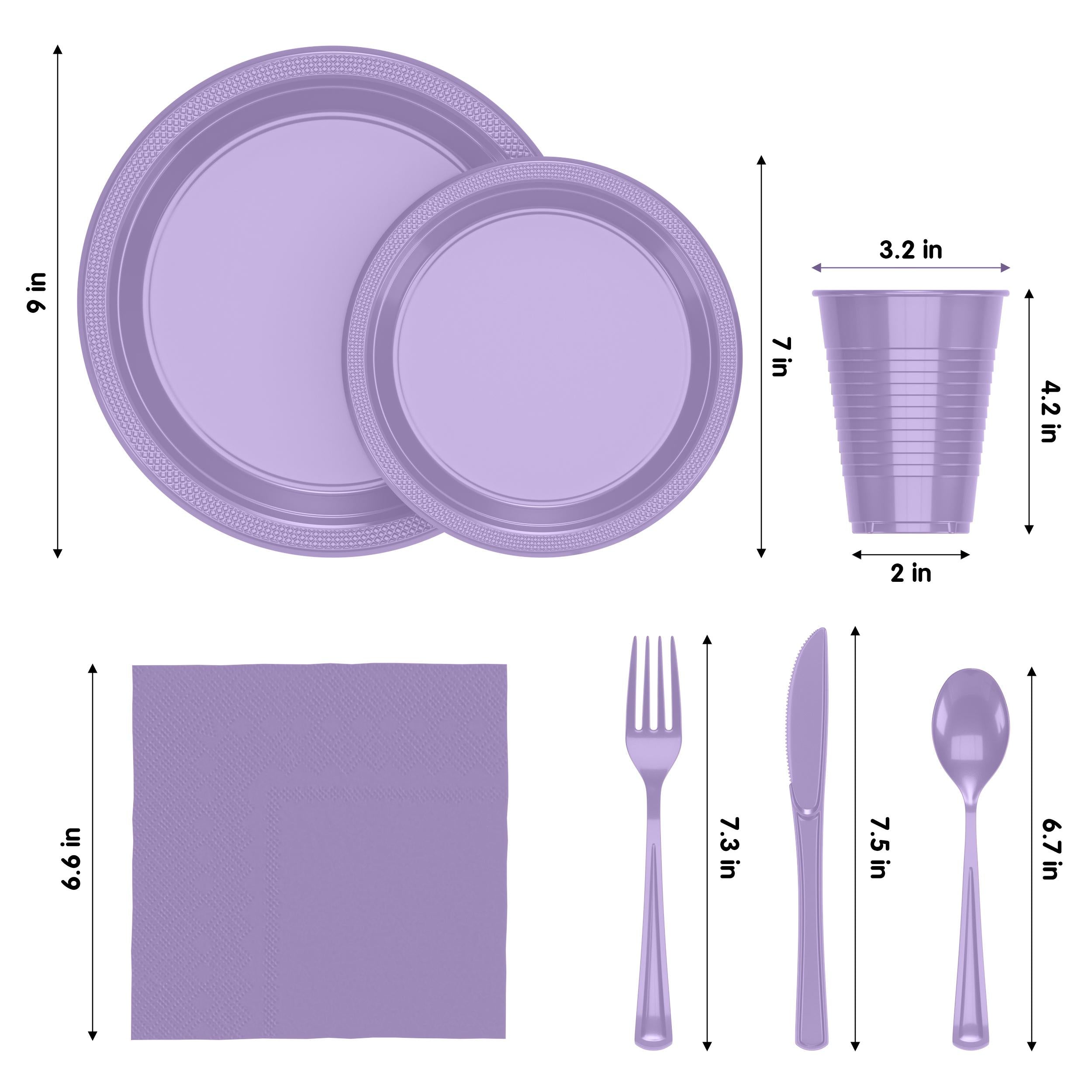 182 Piece Combo Set - Service For 26 - Lavender