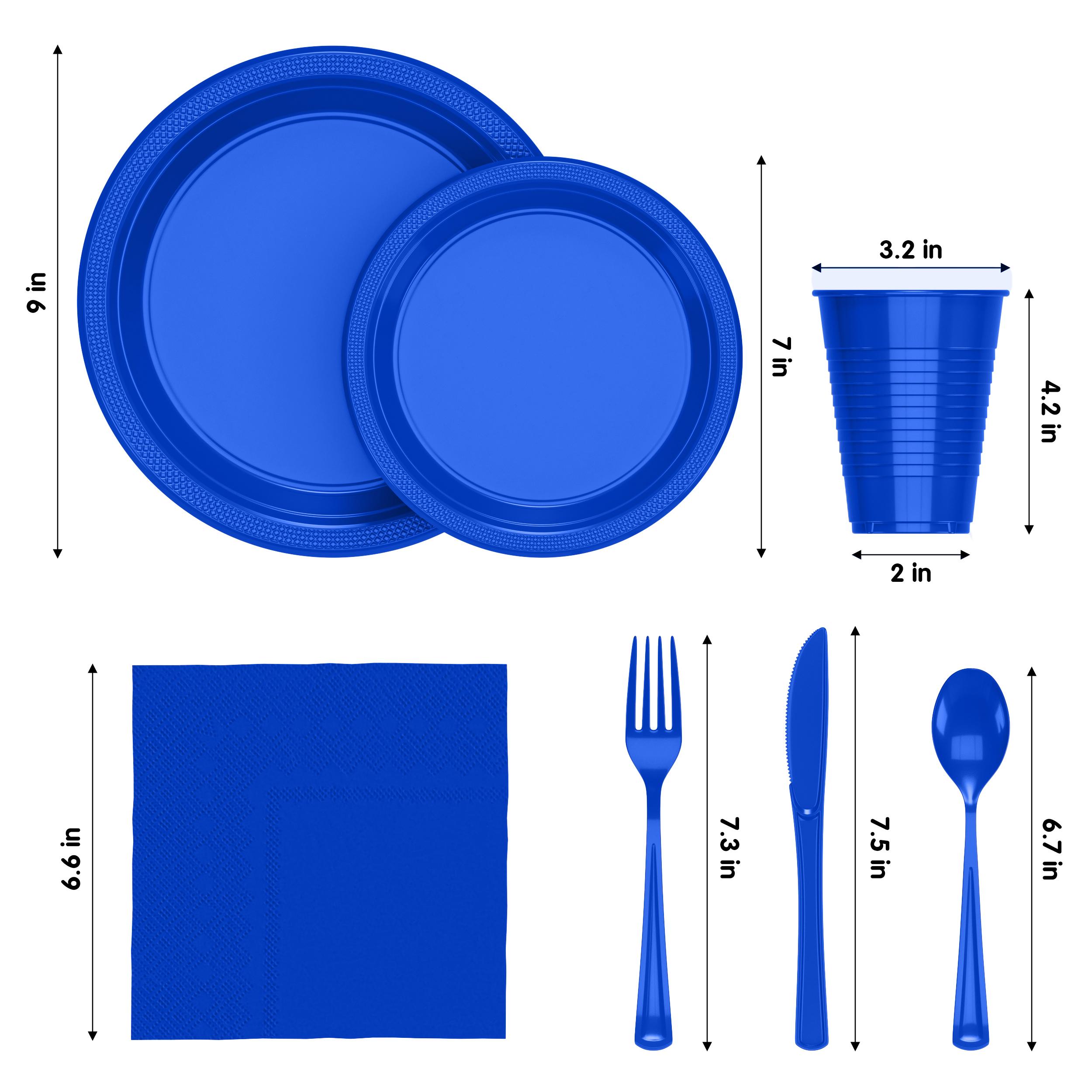 182 Piece Combo Set - Service For 26 - Dark Blue