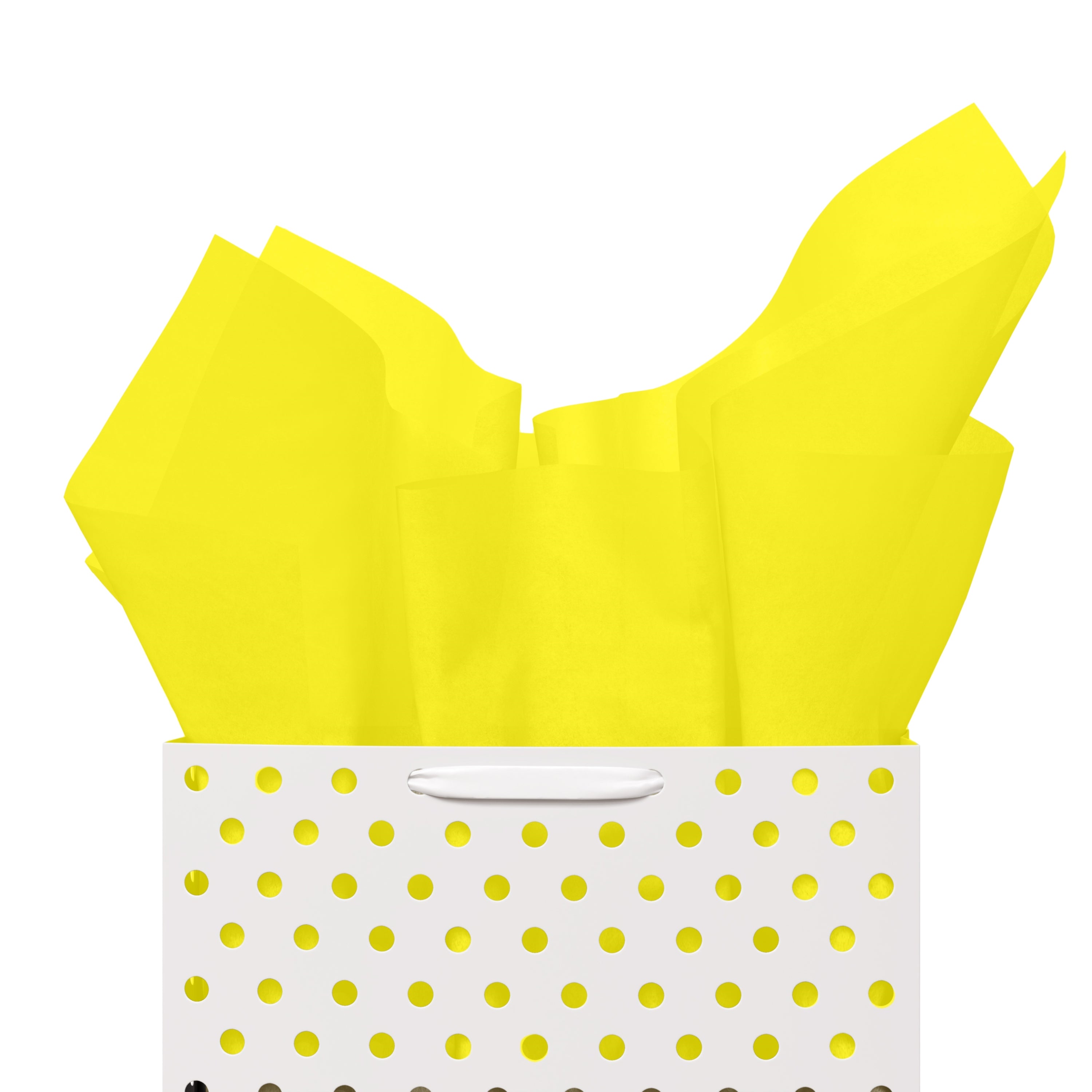 15 In. x 20 In. Yellow Tissue Paper | 240 Sheets