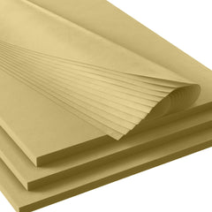 15 In. x 20 In. Gold Tissue Paper | 240 Sheets