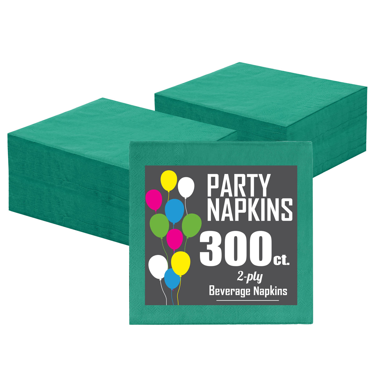 Emerald Green Dinner Napkins | 300 Count