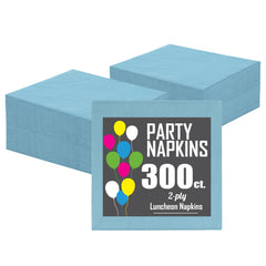 Light Blue Dinner Napkins | 300 Count