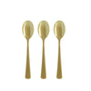 Heavy Duty Gold Plastic Spoons | 1200 Count - Yom Tov Settings