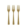 Heavy Duty Gold Plastic Forks | 1200 Count - Yom Tov Settings