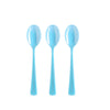Heavy Duty Light Blue Plastic Spoons | 1200 Count - Yom Tov Settings