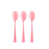 Heavy Duty Pink Plastic Spoons | 1200 Count - Yom Tov Settings