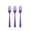 Heavy Duty Purple Plastic Forks | 1200 Count - Yom Tov Settings