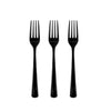 Heavy Duty Black Plastic Forks | 1200 Count - Yom Tov Settings