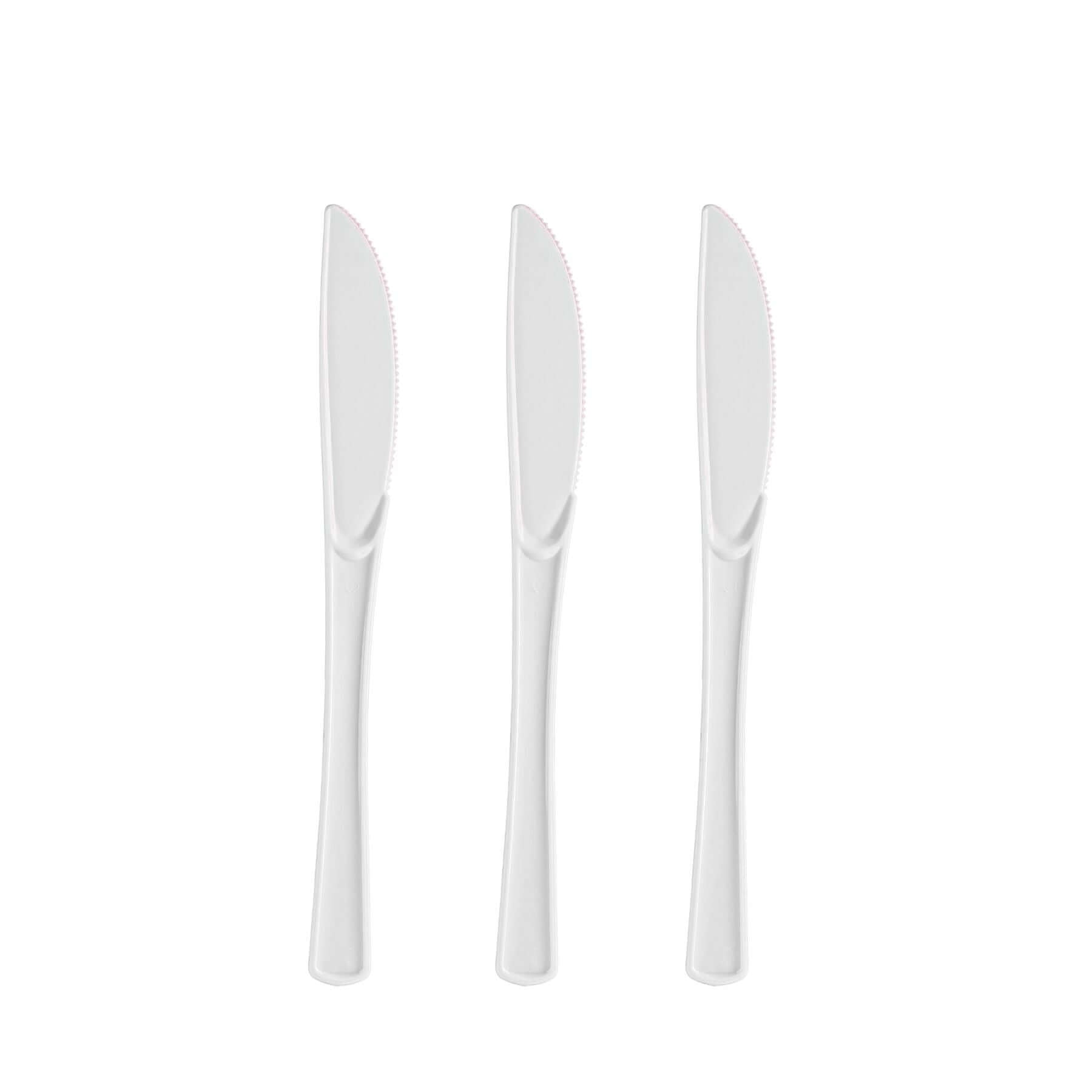 Heavy Duty Clear Plastic Knives | 1200 Count - Yom Tov Settings