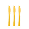 Heavy Duty Yellow Plastic Knives | 1200 Count - Yom Tov Settings