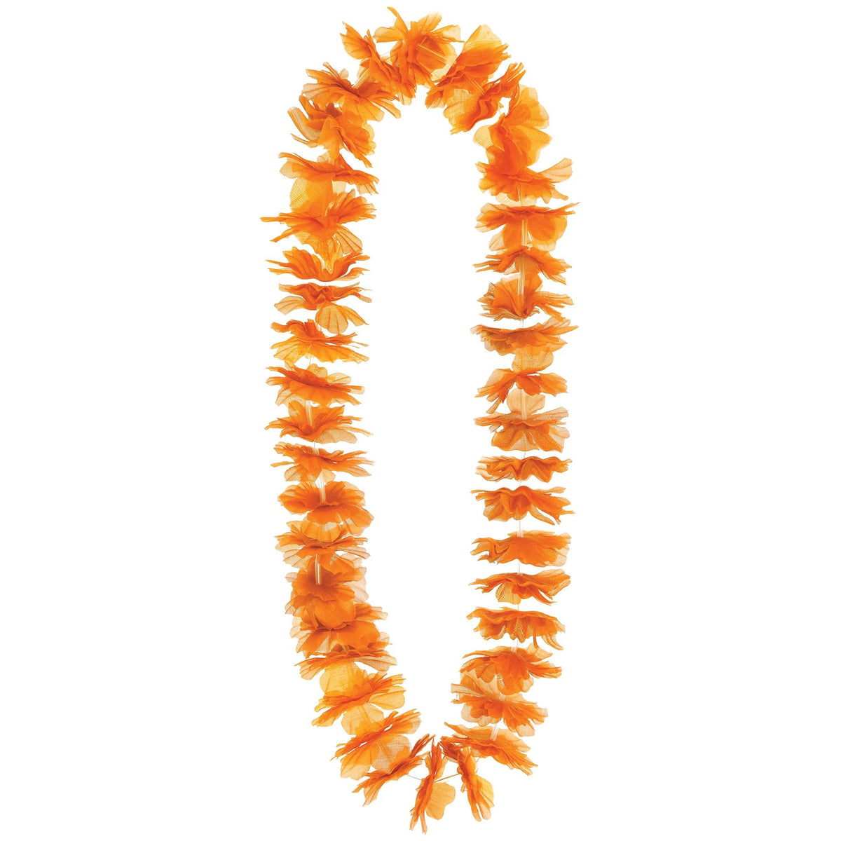 Vibrant Orange Hawaiian Lei - 40 - Pack of 6