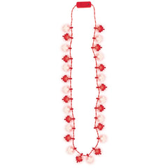 Light-Up Maple Leaf Necklace, Red/White, One Size, Canada Day - Pack of 12
