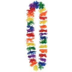Rainbow Lei Necklace, 40-in - Pack of 12