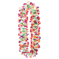 Floral Lei Wearable, Purple/Red/Orange, One Size, for Summer Party - Pack of 6